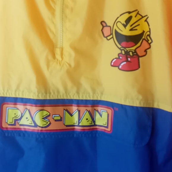 PAC-MAN HOODIE/WINDBREAKER JACKET MENS SIZE L - Picture 4 of 16